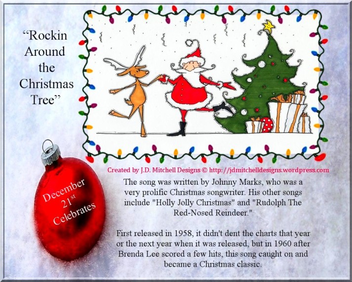 December 21st Celebrates The Song Called Rockin Around the Christmas Tree