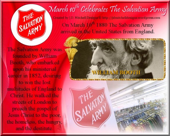March 10th Celebrates The Salvation Army